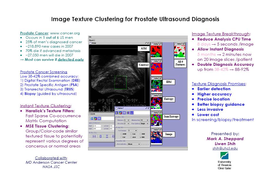 Image Texture Clustering for Prostate Ultrasound Diagnosis